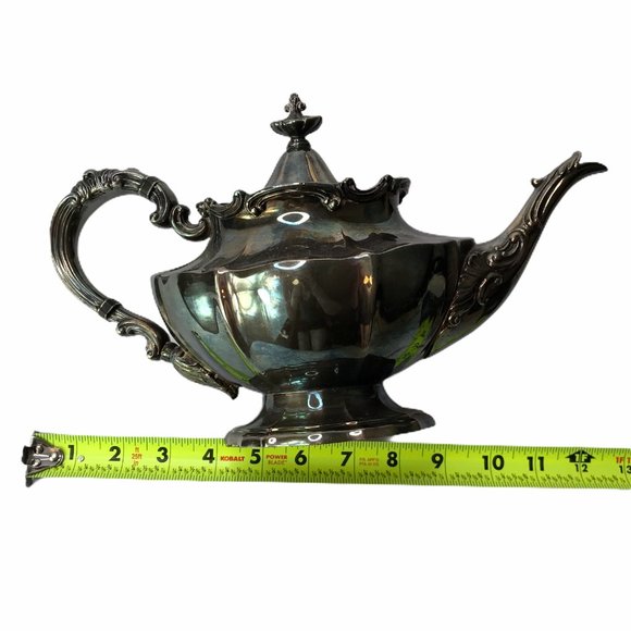 Vintage Aladdin Lamp Coffee Tea Pot Reed & Barton - Picture 3 of 10